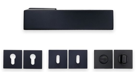 IVENTO 02 Дръжка за врата ЛУКС, черно