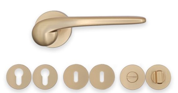 IVENTO 16 Дръжка за врата ЛУКС, злато инокс