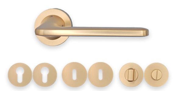 IVENTO 10 Дръжка за врата ЛУКС, злато инокс