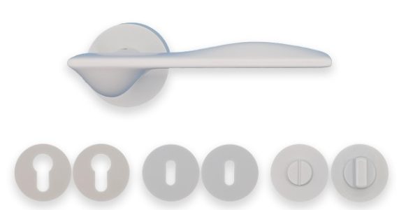 IVENTO 07 Дръжка за врата ЛУКС, бяло мат