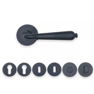 IVENTO Дръжка за интериорна и екстериорна врата, черно