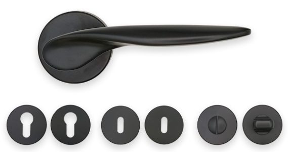 IVENTO 17 Дръжка за врата ЛУКС, черно