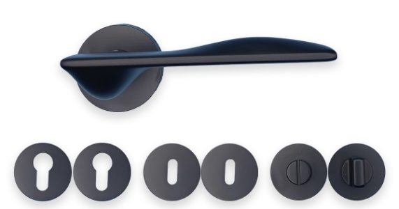 IVENTO 08 Дръжка за врата ЛУКС, черно мат